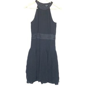 JACOB sleeveless silk shift dress black size 5/6